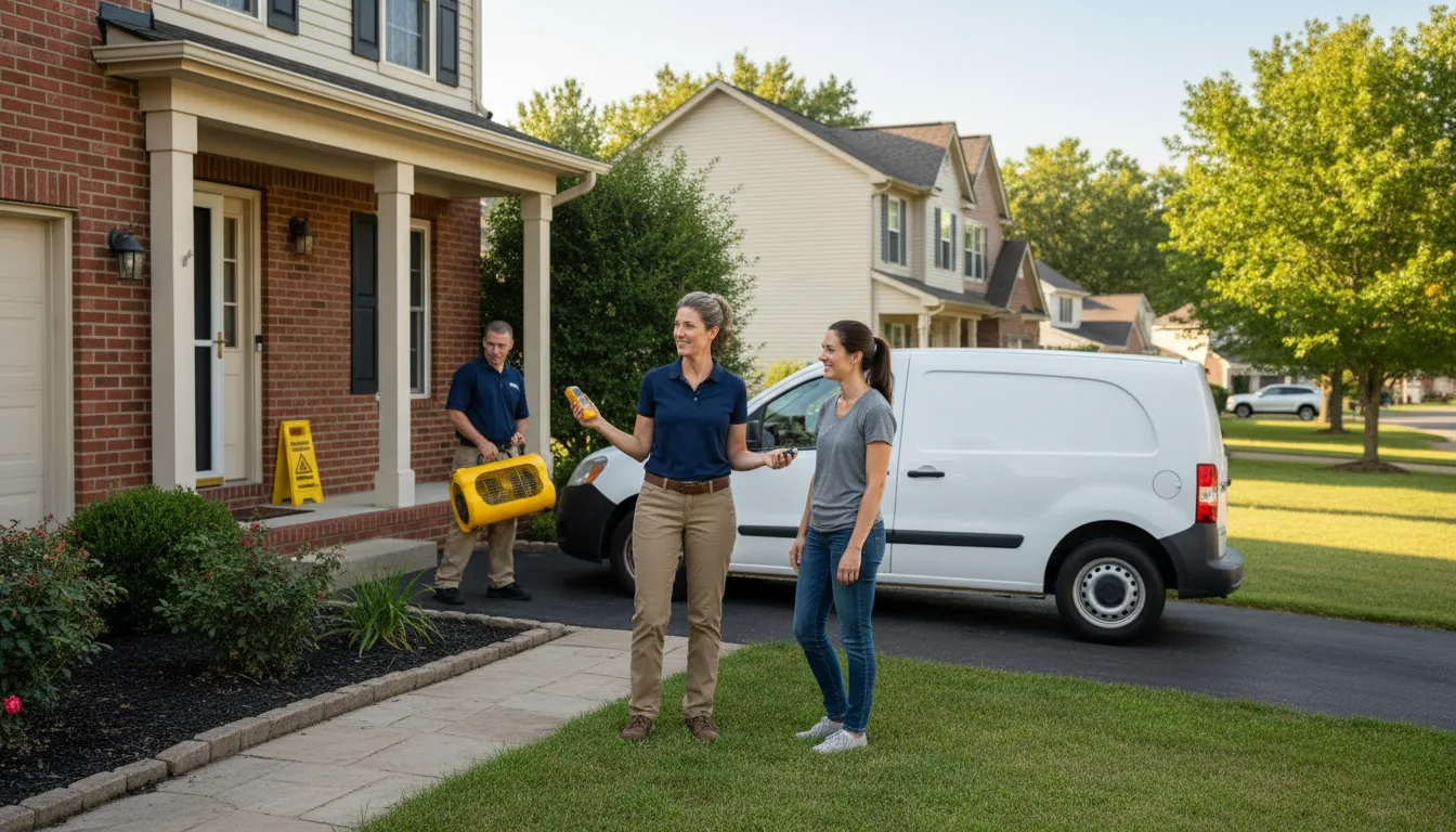 Water restoration image for Dehumidification And Cleanup Services in Edgewood, IA